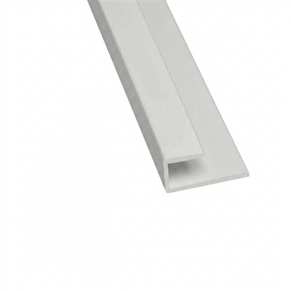 FRP 8' Bright White End Cap Molding
